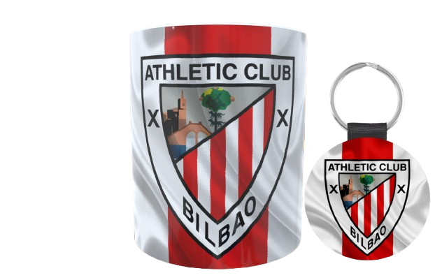 Taza + Llavero Athletic Club Bilbao - La Huella