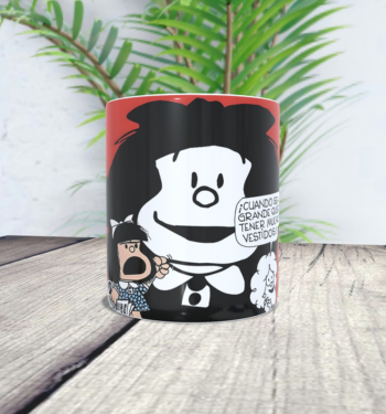 Taza personalizada con ilustración original - La Huella